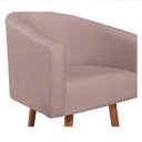 Ver imagem 5 de Poltrona Marilia Pés Palito Linho Yescasa