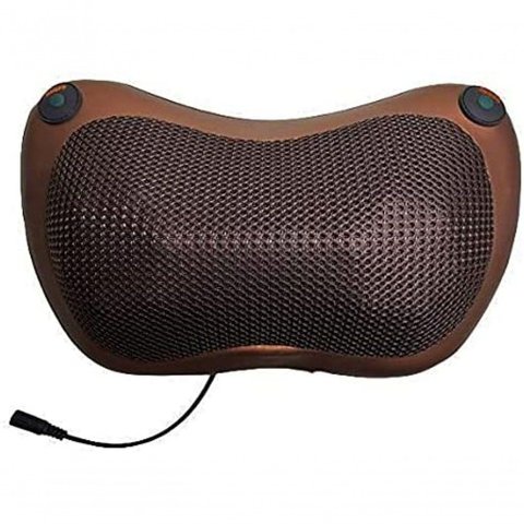 Massageador Tipo Almofada Shiatsu Corpo Todo com Infravermelho Tomada e Veicular