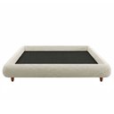 Ver imagem 6 de Cama Queen Base Box Pés Madeira 176cm Nami Bouclé Off White - Nexta Casa