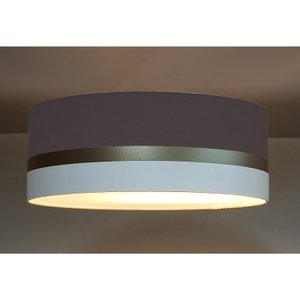 Luminária de Teto Plafon Faixa Dupla de Sobrepor Tom Luz Iluminação