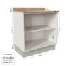 Cozinha Modulada 4 Peças com Torre para Microondas Arizona CabeCasa MadeiraMadeira - 17