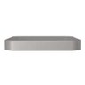 Cuba de Sobrepor Deca Slim 30x30 L.21030.85 Quadrada Soft Antracite - 4