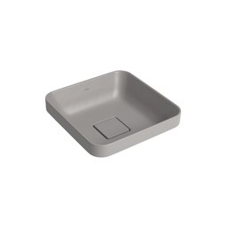Cuba de Sobrepor Deca Slim 30x30 L.21030.85 Quadrada Soft Antracite - 1