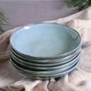 Ver imagem 2 de Conjunto 6 Pratos Fundos Cerâmica 22,5cm Azul Bio Brezze 830ml Porto Brasil Stoneware