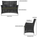 Ver imagem 2 de 1 Sofá Área Externa Igapó Alumínio Pintura Fendi Corda Náutica Estofado Impermeável 13