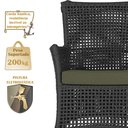 Ver imagem 4 de 1 Sofá Área Externa Igapó Alumínio Pintura Fendi Corda Náutica Estofado Impermeável 13