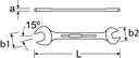 Ver imagem 2 de Chave Fixa 1.7/16 x 1.5/8" - Gedore 004567
