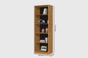 Ver imagem 3 de Estante de Livros 60CMX171CM 4 Prateleiras Office