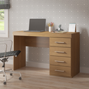 Ver imagem 2 de Mesa de Escritório com Gaveteiro 4 Gavetas Soluzione