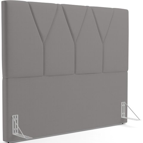 Cabeceira Cama Box Quenn 160 Cm Aurora W01 Corano Cinza - Lyam Decor