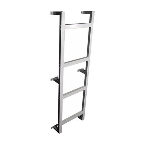 Escada Marinheiro em Alumínio 120 Cm X 40 Cm com 4 Degraus Kazan Alumínio