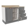 Cozinha Modulada 4 Peças com 2 Aéreos e 2 Balcões Arizona CabeCasa MadeiraMadeira - 14