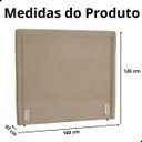 Ver imagem 7 de Cabeceira de Cama Box Estofada 160 Cm Quenn Stela Suede