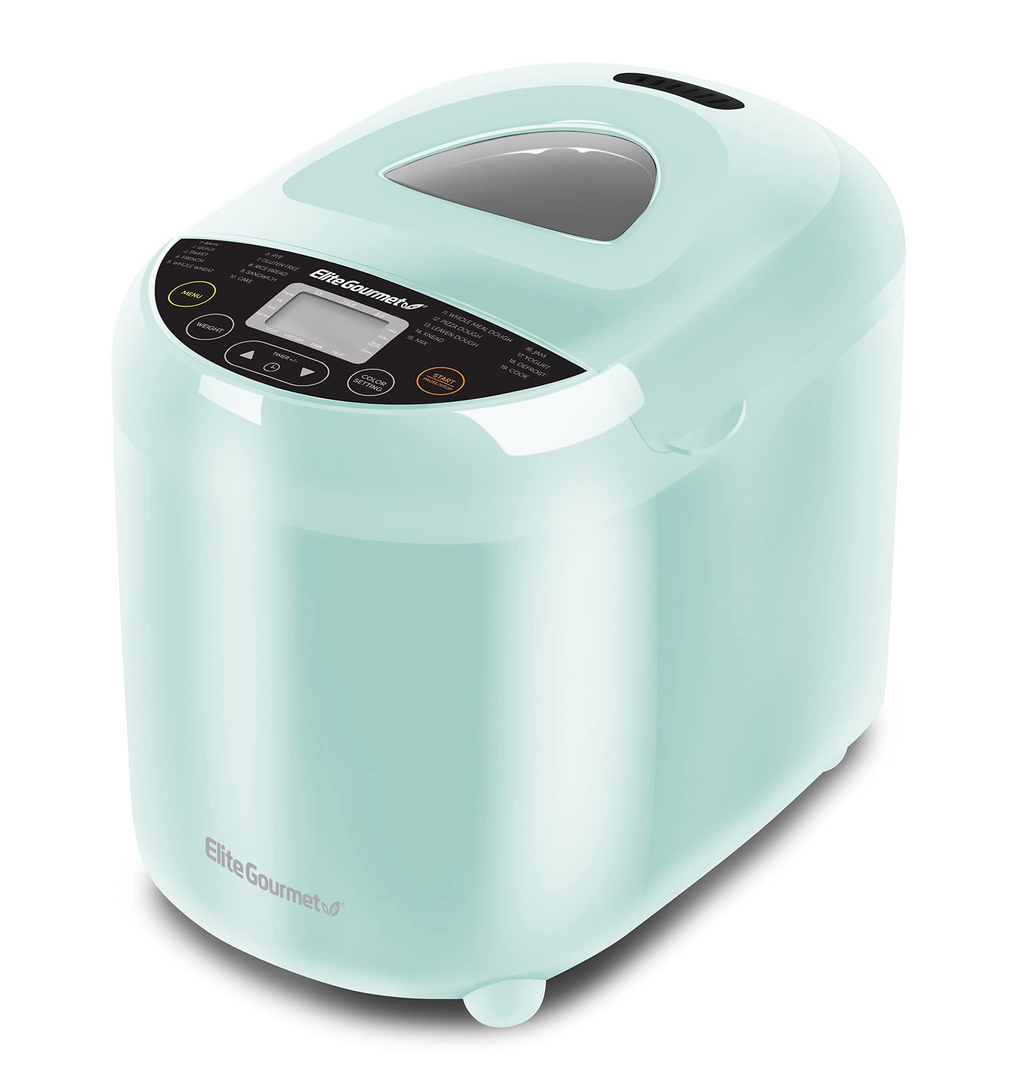 Elite Gourmet Ebm8103m Máquina de Pão Programável 2l Menta | MadeiraMadeira
