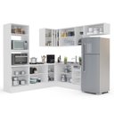 Ver imagem 4 de Cozinha Completa 8 Peças com Rodapé Pérola Yescasa