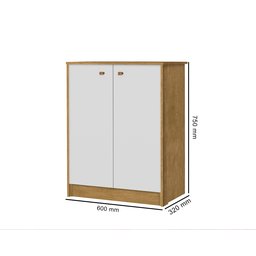 Armário para Escritório Baixo 2 Portas Office  - 3