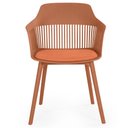 Ver imagem 5 de Kit 6 Cadeiras de Jantar Estofada Marcela - Marrom