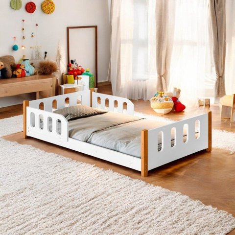 Cama Villa do Cedro Infantil com Colchão Mini Cama Branco