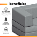 Ver imagem 6 de Sofá Cama Puff In Box Flow 3 em 1 - Smart Pack Grafite