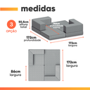 Ver imagem 5 de Sofá Cama Puff In Box Flow 3 em 1 - Smart Pack Grafite