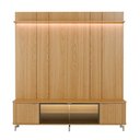 Ver imagem 2 de Rack com Painel para TV até 85" 1 Prateleira 1 Porta Vidro Reflecta e LED Neon Float 215cm –