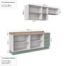 Cozinha Modulada 4 Peças Arizona CabeCasa MadeiraMadeira - 5