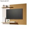 Painel para Tv até 55 Polegadas com Prateleiras 7117 Cor Nature / Off White - Comprar Moveis em Casa - 2