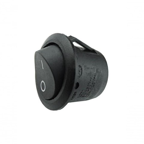 Chave Redonda Gangorra On- Off 2t 6a 250vac Kcd1-106 101