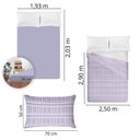 Ver imagem 5 de Jogo de Cama King Size 130 Fios Fiori - Lorena (7452-3)