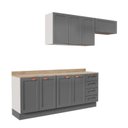 Ver imagem 4 de Cozinha Modulada 4 Peças Arizona CabeCasa MadeiraOriginals Cinza