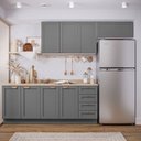 Ver imagem 1 de Cozinha Modulada 4 Peças Arizona CabeCasa MadeiraOriginals Cinza