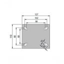 Ver imagem 2 de Rodizio Carga Pesada Giratório 5 Pol. S/ Freio 400 Kg