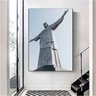 Quadro Cristo Redentor Rio de Janeiro - Tela Única Decor Arte RJ 90 x 60 cm Branca - 1