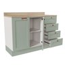 Cozinha Modulada 2 Peças com Balcão e Armário Aéreo Arizona CabeCasa MadeiraMadeira - 16