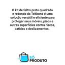 Ver imagem 4 de Kit Feltro Tekbond Preto 16 Quadrado 24 Redondo