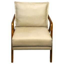 KIT 2 POLTRONAS DECORATIVAS SHINE CADEIRAS para SALA Escritório RECEPÇÃO CONSULTORIO MADEIRA MACIÇA - 3