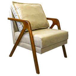KIT 2 POLTRONAS DECORATIVAS SHINE CADEIRAS para SALA Escritório RECEPÇÃO CONSULTORIO MADEIRA MACIÇA - 2