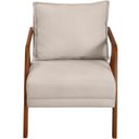 Ver imagem 6 de Kit 2 Poltronas Decorativa para Sala Recepção Escritório Consultório Shine Madeira Maciça Suede