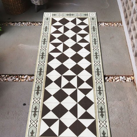 Tapete para Cozinha Comfort Azulejo 50cm X 130cm