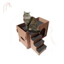 Ver imagem 1 de Casa Gato Playground Casinha Pet com Carpete Confortável