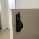 Ver imagem 6 de Armário Executivo para Escritório Baixo 2 Portas com Chave Tamburato Branco Artany
