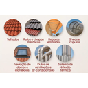 Ver imagem 2 de Fita Manta Asfáltica de Vedação Multiuso 15cm X 10m