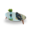 Ver imagem 1 de Mesa de Centro de Sala Espelhada Orgânica Paris