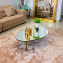 Ver imagem 4 de Mesa de Centro de Sala Espelhada Orgânica Paris