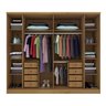 Guarda-Roupa Casal com Espelho 6 Portas 8 Gavetas 270cm Sevilla - 2