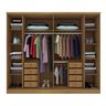 Guarda-Roupa Casal com Espelho 6 Portas 8 Gavetas 270cm Sevilla - 3