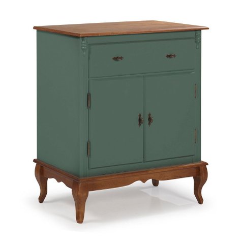 Balcão Buffet com 2 Portas e 1 Gavetas Pés Luis Xv 60629 Linz Móveis