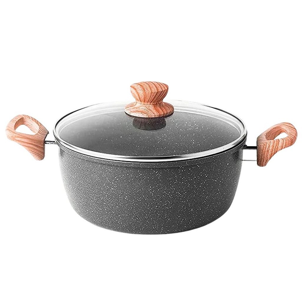 Panela Caçarola Antiaderente Rev Cerâmica Indução Cinza 24cm ...