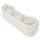 Ver imagem 7 de Sofá 3 Lugares 230cm Orgânico Quito K04 Bouclê Areia - Mpozenato