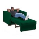 Ver imagem 6 de Sofa Cama Solteiro Sofia 1 Lugar 110cm Talento Móveis Verde